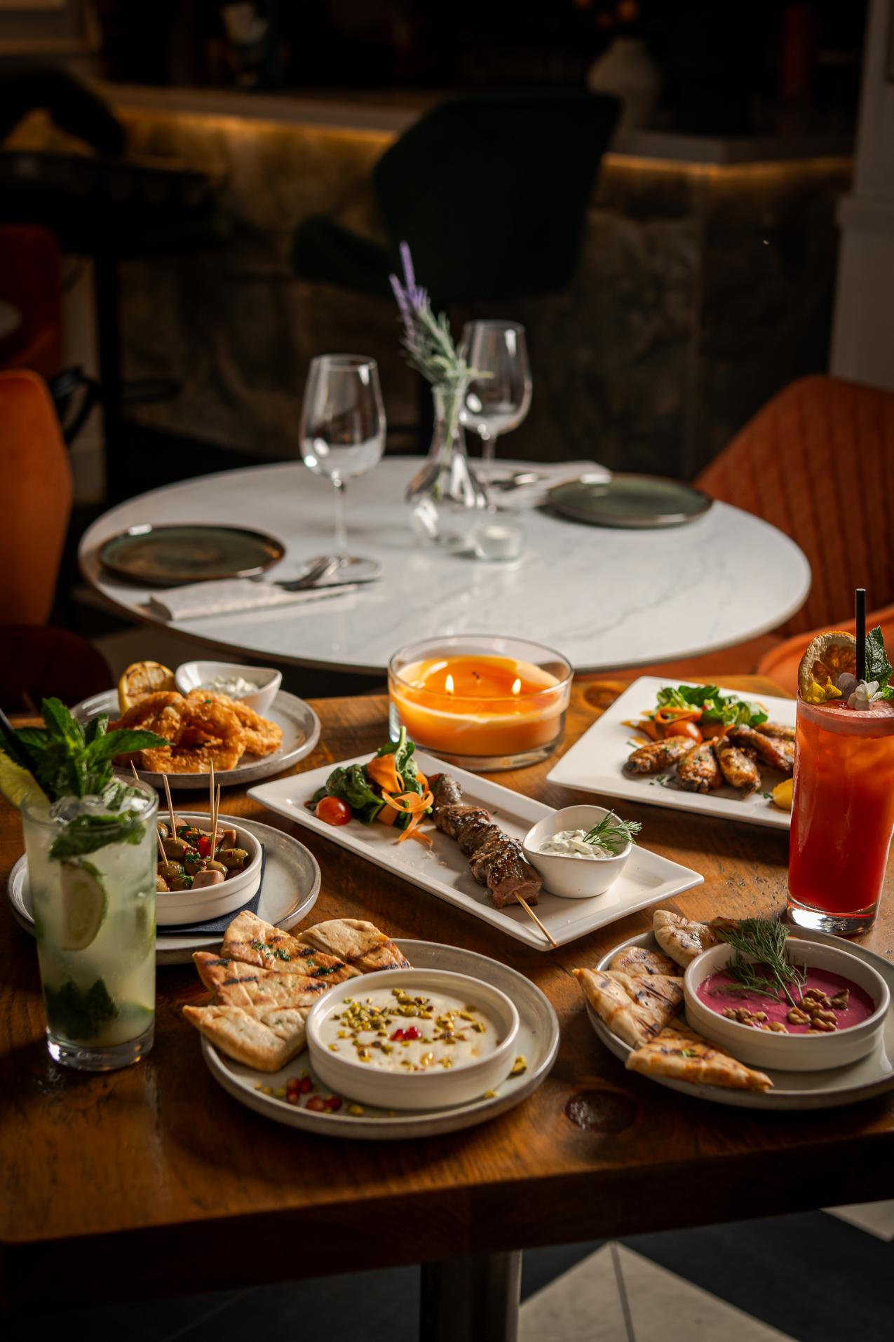 Mediterranean dish at Velora Bedford