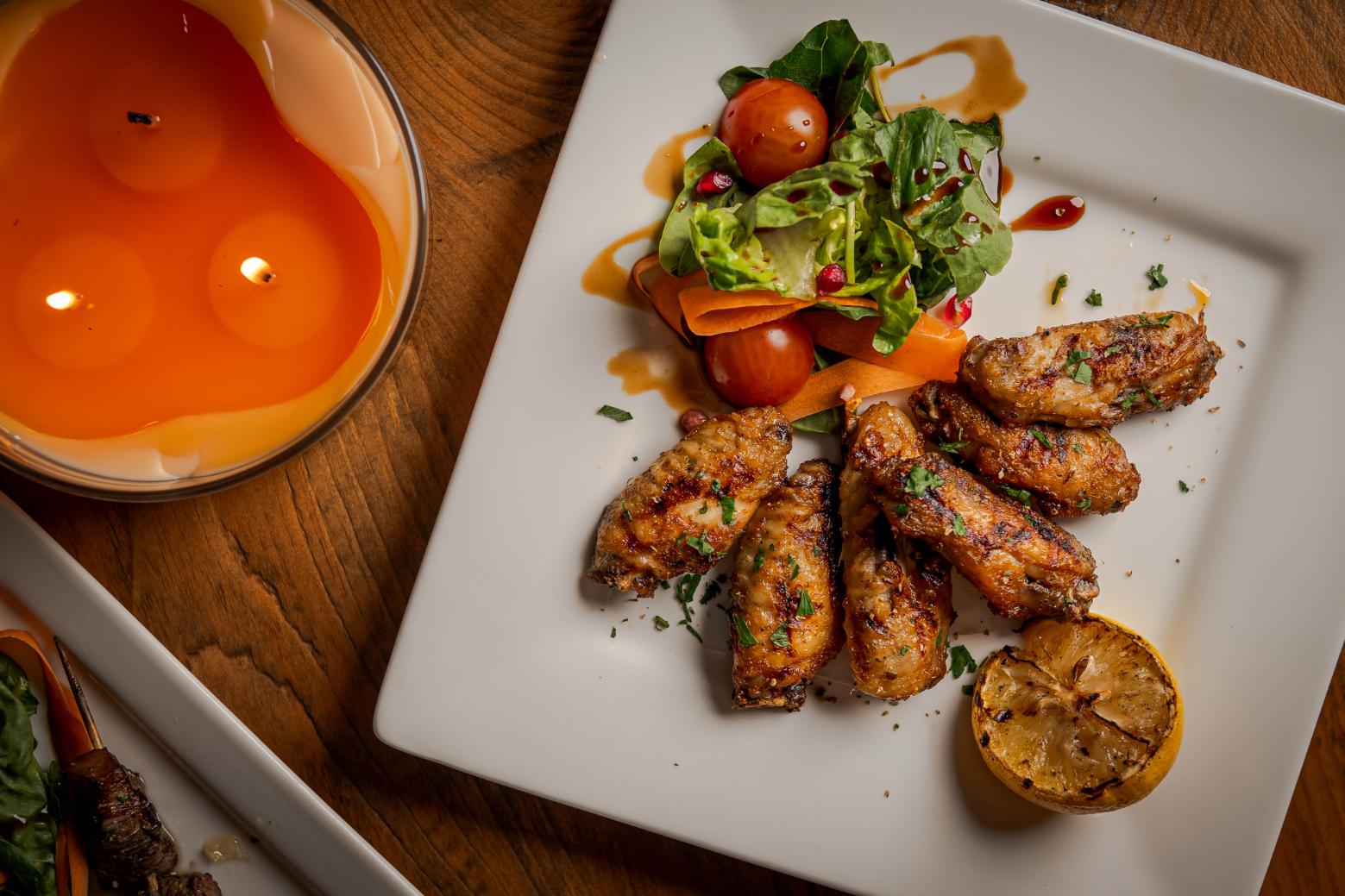 Mediterranean dish at Velora Bedford