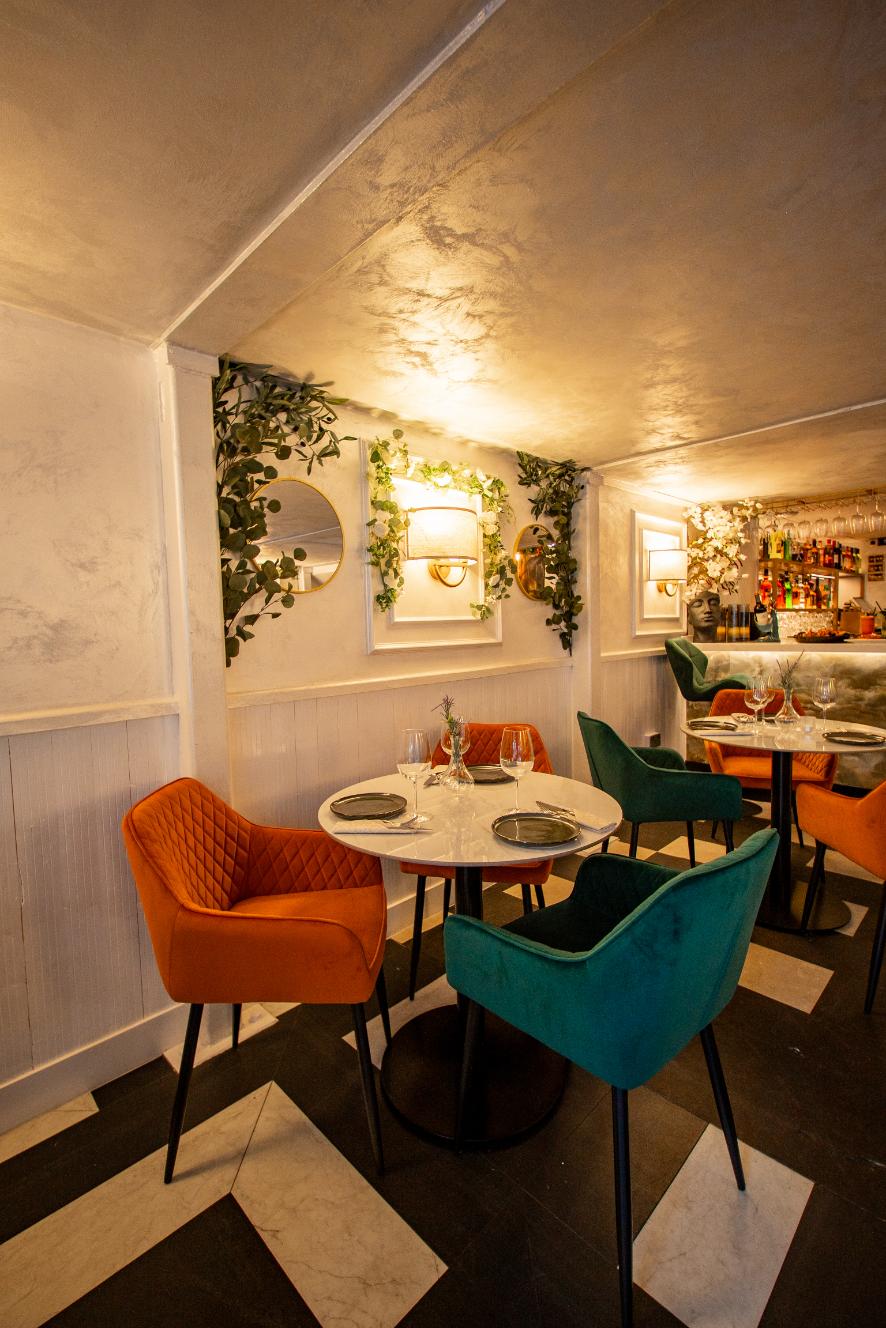 Velora restaurant interior 5, Bedford