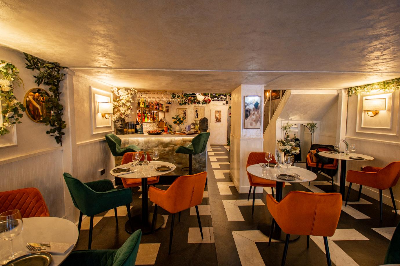 Velora restaurant interior 7, Bedford